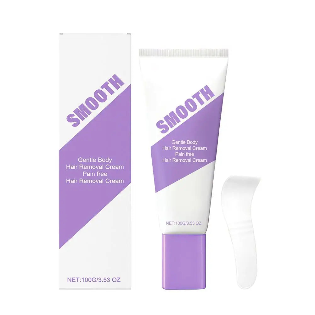 100G Portable Armpit Leg Arm Lip Hair Aloe Vera Removal Cream Pain Free Gentle Delicate Smoothing Gentle Body Hair Removal Cream